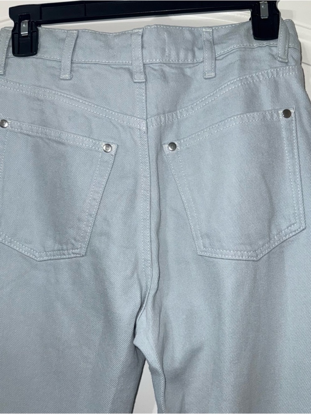 Reformation Cowboy High Rise Wide Leg Jean Womens Size 25 Light Blue - Picture 4 of 9
